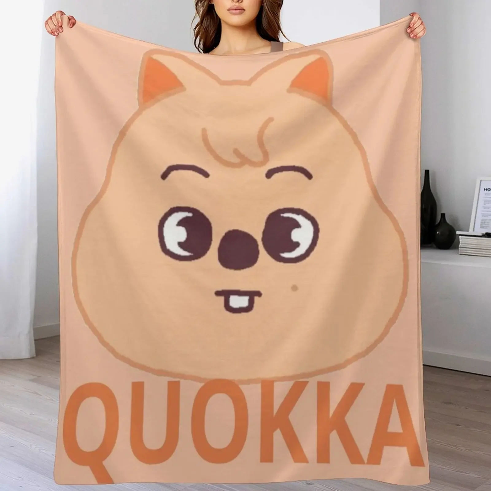 

Han Quokka Throw Blanket Lightweight Warm Blanket for Travel Camping