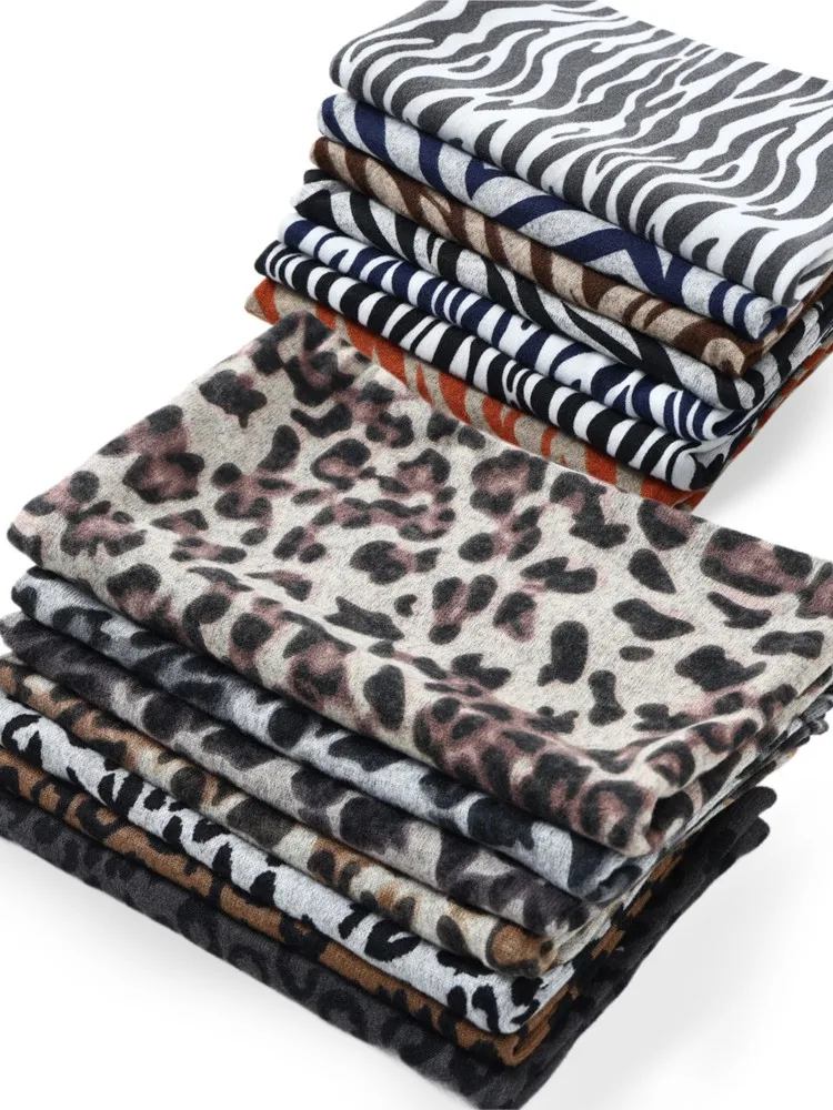 Cache-cou Snood imprimé léopard, écharpe tubulaire unisexe, chauffe-cou polyvalent, boucle de col, équitation en plein air, automne hiver