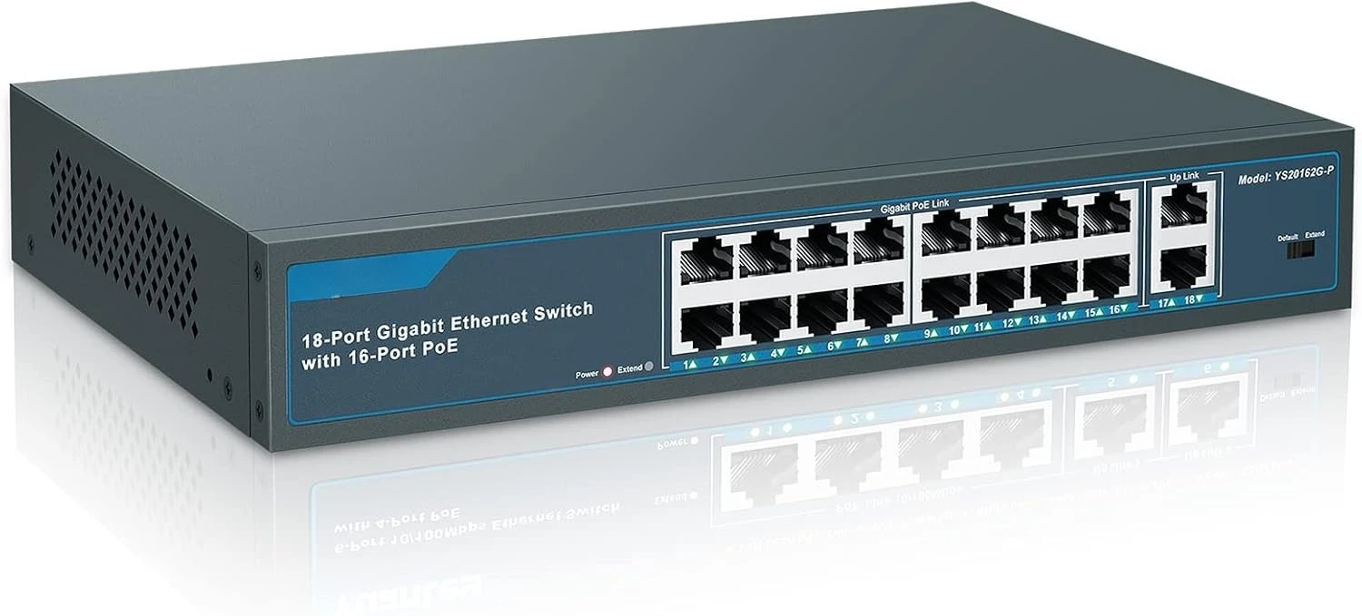 16 Port Gigabit Poe…