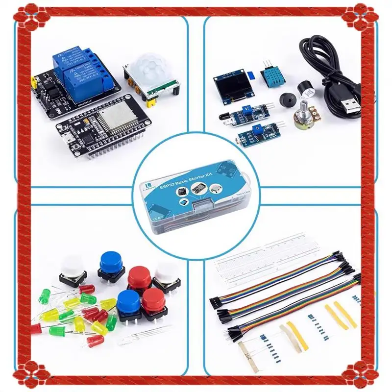 تسليم 24 ساعة جديد ESP32 كاتب كيت ل ESP32 ESP-32S WIFI IOT مجلس التنمية لتقوم بها بنفسك مجموعة التعلم مع البرنامج التعليمي مع لاردو #3