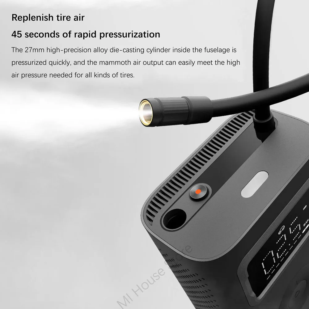 Xiaomi Mijia Air Pump 2Pro Mi Portable Electric Inflatable Treasure 150psi High Pressure USB-C Car Scooter Motorcycle Soccer