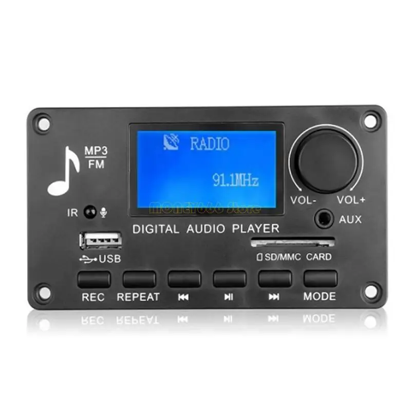 

F62C USB/TF Card/Bluetooth-compatible/FM Switching Support Boards MP3 Player