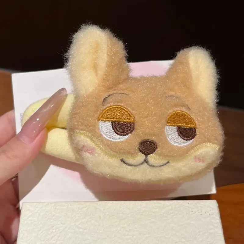 Универсальная заколка для волос Disney Zootopia Judy Hopps, кавайный мультфильм, милая заколка с челкой, креативный подарок на день рождения и Рождество для девочек