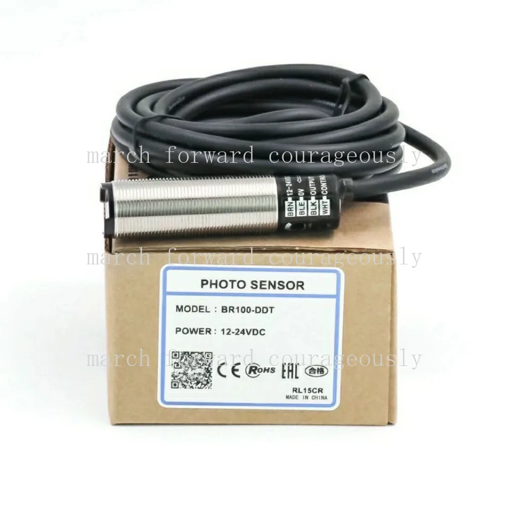 Brand-new genuine photoelectric switch BR100-DDT, BR400-DDT four-wire photoelectric sensor