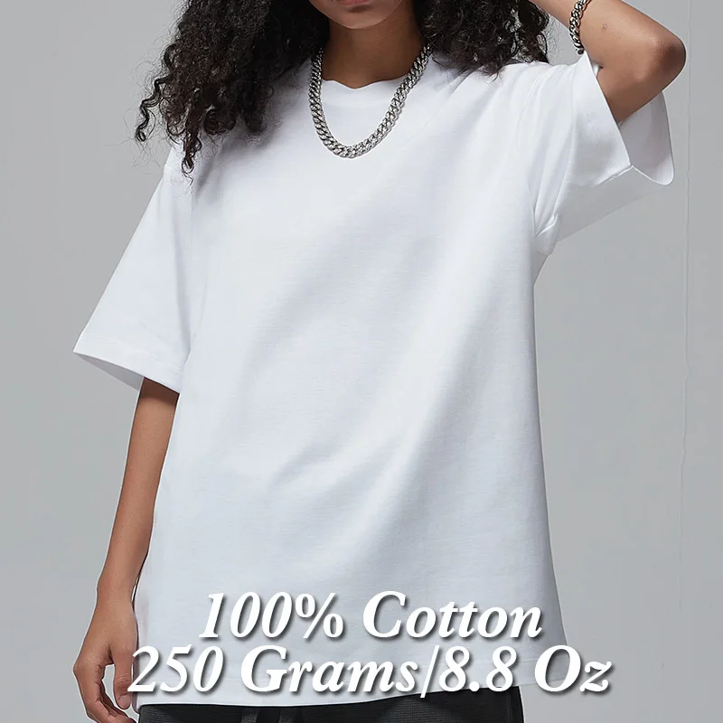 Oversized 100 Cotton T shirt Women,Short Sleeve Solid Tops,Y2k Tee,Hip Hop T-Shirts,Loose Streetwear,HeavyWeigh Cotton Clothing