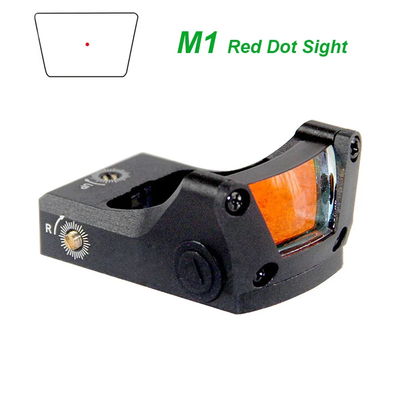 

Тактический прицел M1 Red Dot, прицел для рефлектора пистолета 3 мА, охотничий прицел для страйкбола, с универсальным креплением, крепление Пикатинни