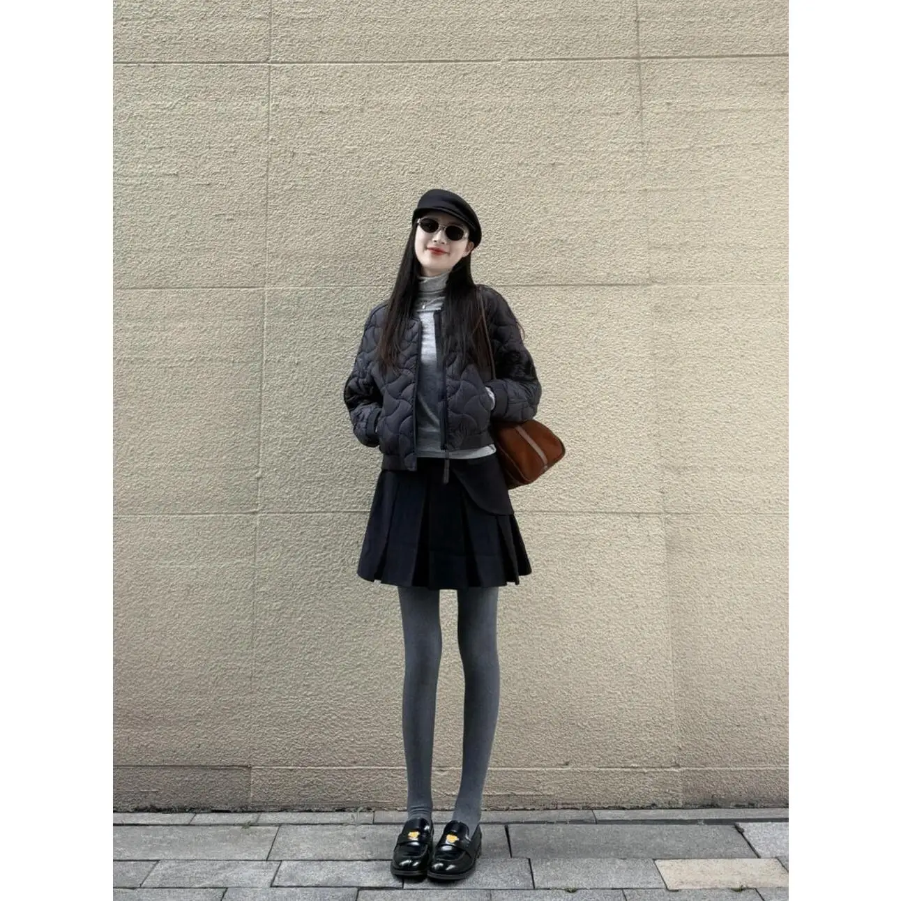 

Bla High Waist Lightweight down Cotton Jaet Women's Autumn Winter Faion Design Slimming Versatile Coat for ort People