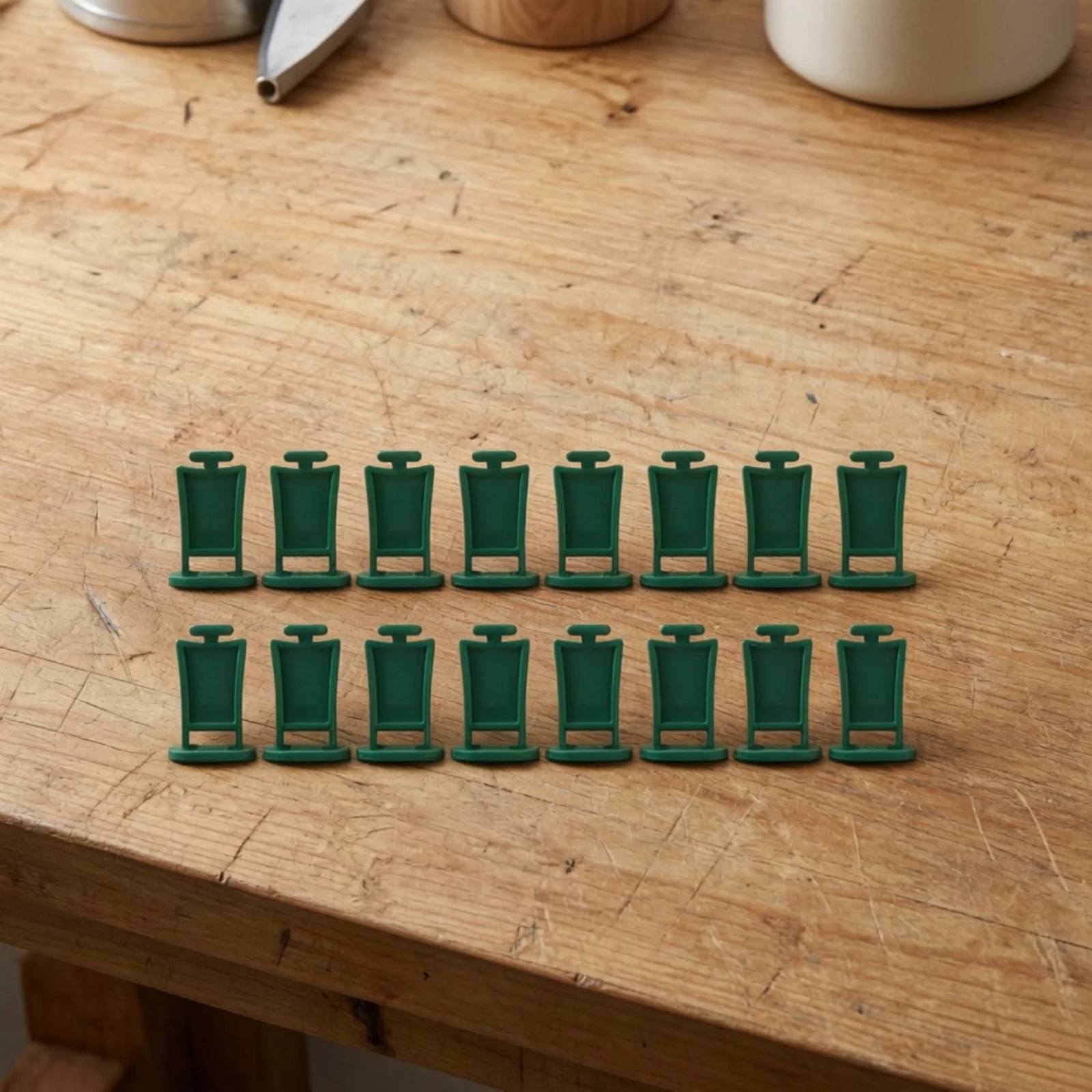 100 Pieces T-Shaped Greenhouse Fixing Clips Corrosion-Resistant Aluminum Greenhouse Bar Clips Compact for Home Gardeners