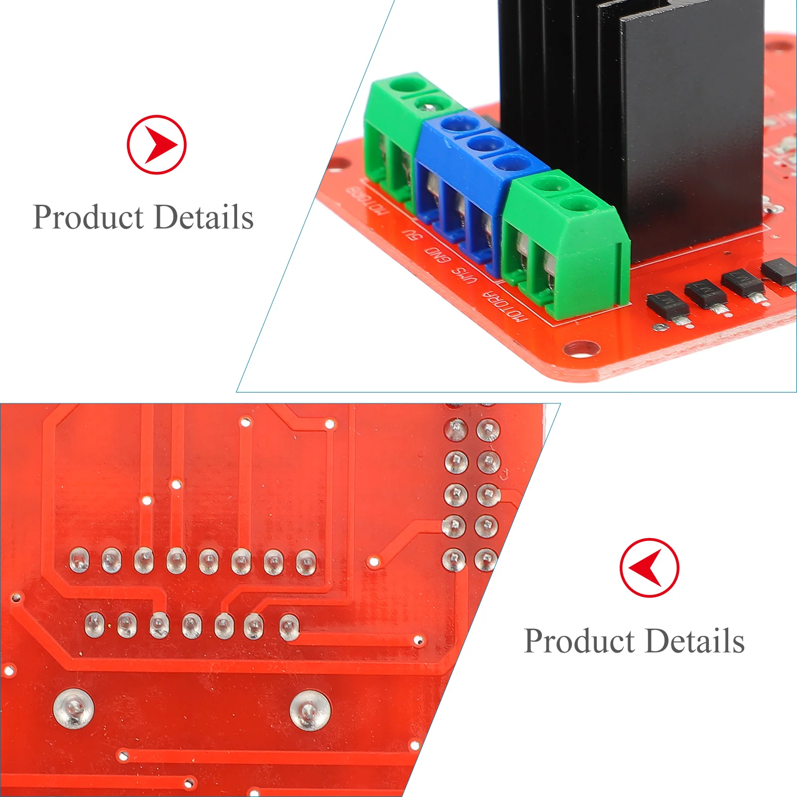 

Dual H L298N Module 55x60x30cm 3V-30V DC Motor Driver 5V Output 2A Peak Controller Board For Current Stepper Tool Parts