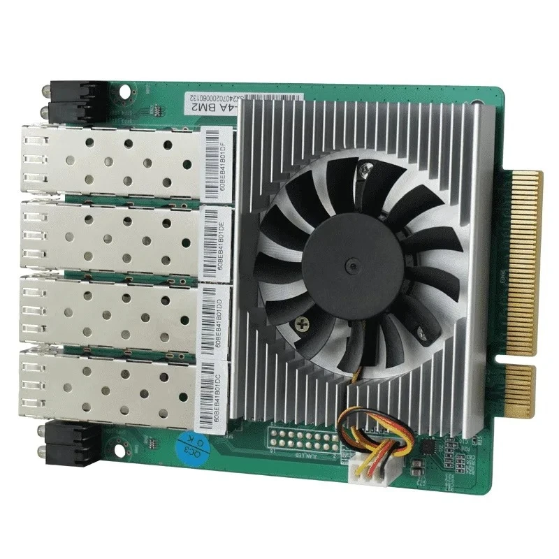 X710/1350/825.99 million megabyte fiber network interface card template 4SFP interface, 8XPCI-E standard slot