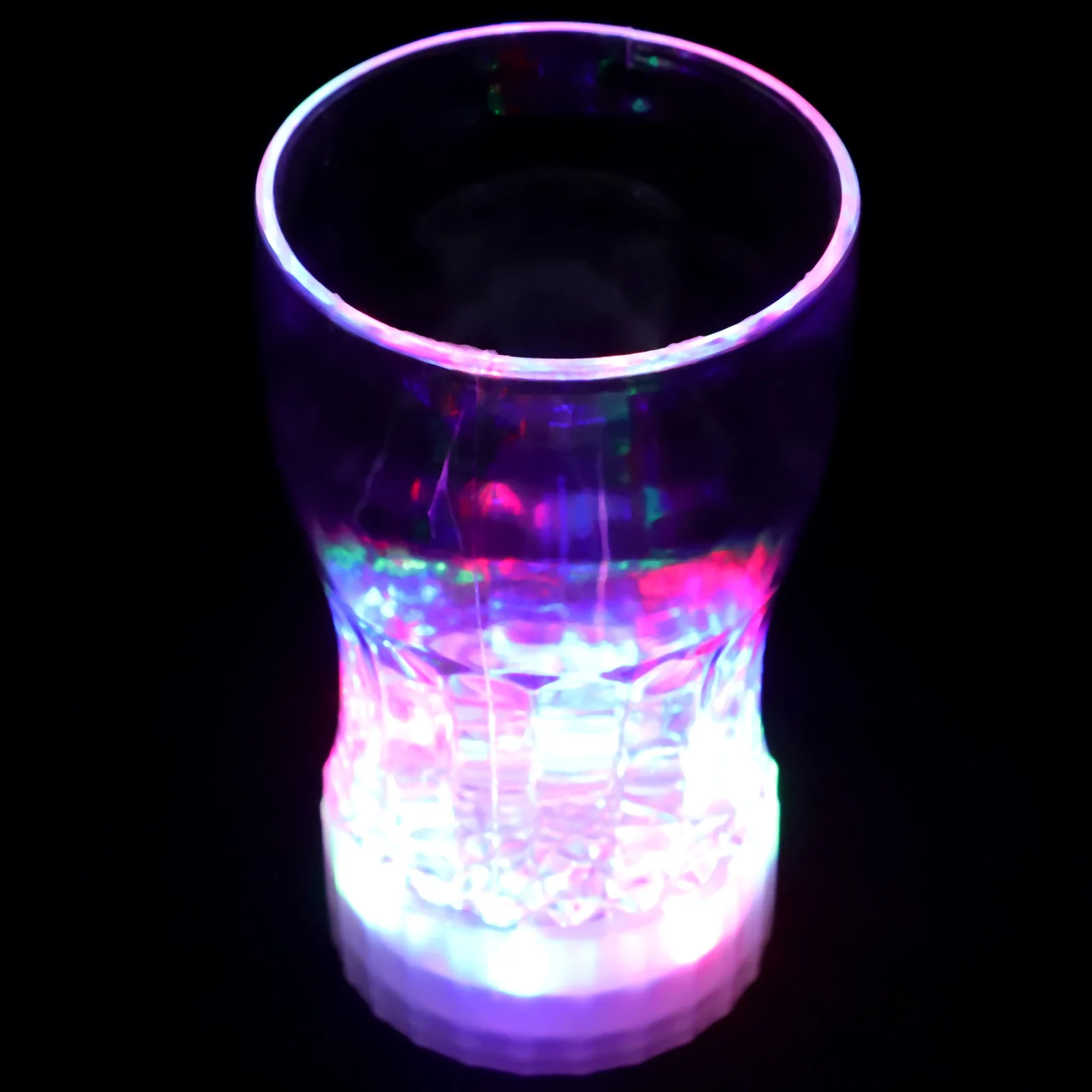 

6Pcs Light Up Glowing Wine Cups Plastic Party Glasses Shot Glasses Glow Party Supplies Drinking Cups Wedding Birthday