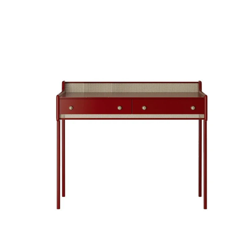 

Simple light luxury rattan dresser light luxury simple atmosphere bedroom furniture makeup table design table