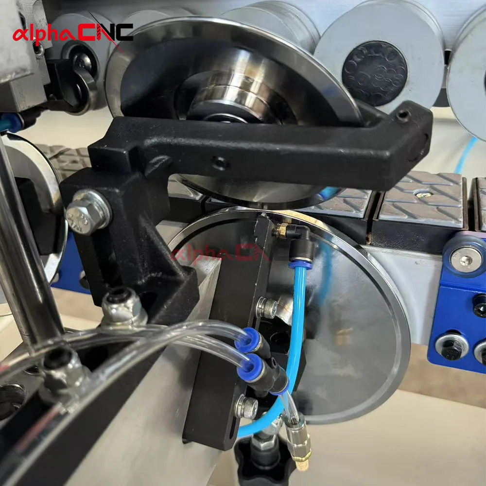 DW 480 Automatic Straight and Bevel Edge Banding Machine 45 Degree High Speed PVC Edge Banding Machine