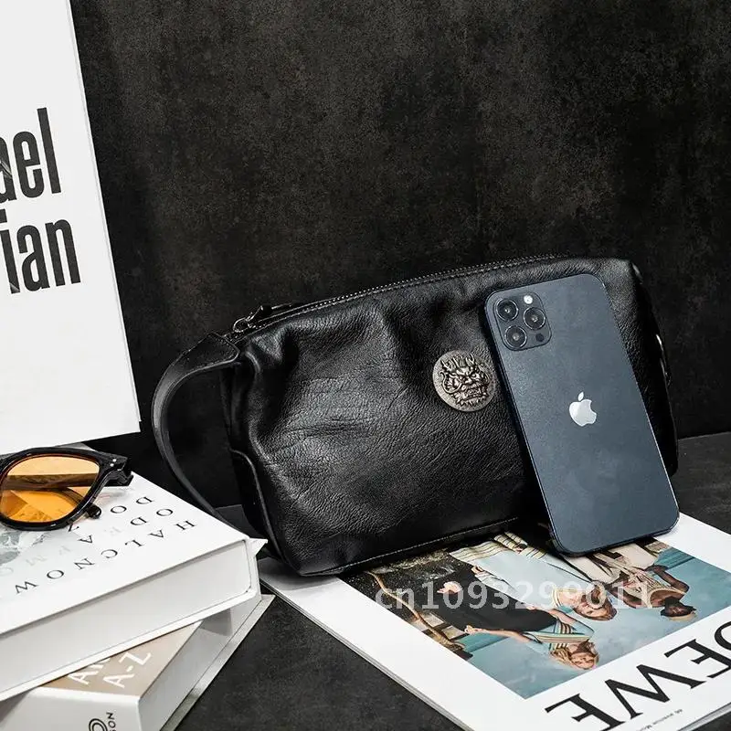 جديد مصمم الرجال براثن حقائب المعصم الجلدية الناعمة محافظ للحقائب حقيبة الذكور المغلف مخلب محفظة العلامة التجارية حقيبة رجل طويل الهاتف