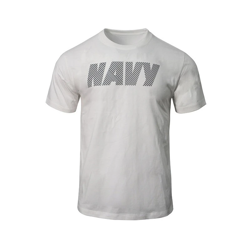 Sommer Herren Cool-Comfort Reine Baumwolle Lässiges Rundhals-Muster-T-Shirt Lockeres Unterhemd für Jungen – Detail 3
