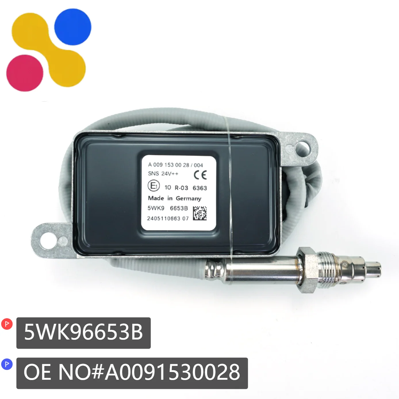 

5WK96653B A0091530028 Nitrogen Oxygen Sensor 5WK9 6653B Top Quality NOX Sensor for Mercedes-Benz Actros MP4 Euro6 Truck Parts