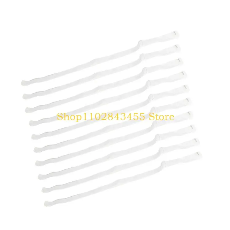 

49MC Adjustable 1cm Width BowTie Black/White Elastic Band For Men Women Teens Elegant Black Elastic Straps for BowTie