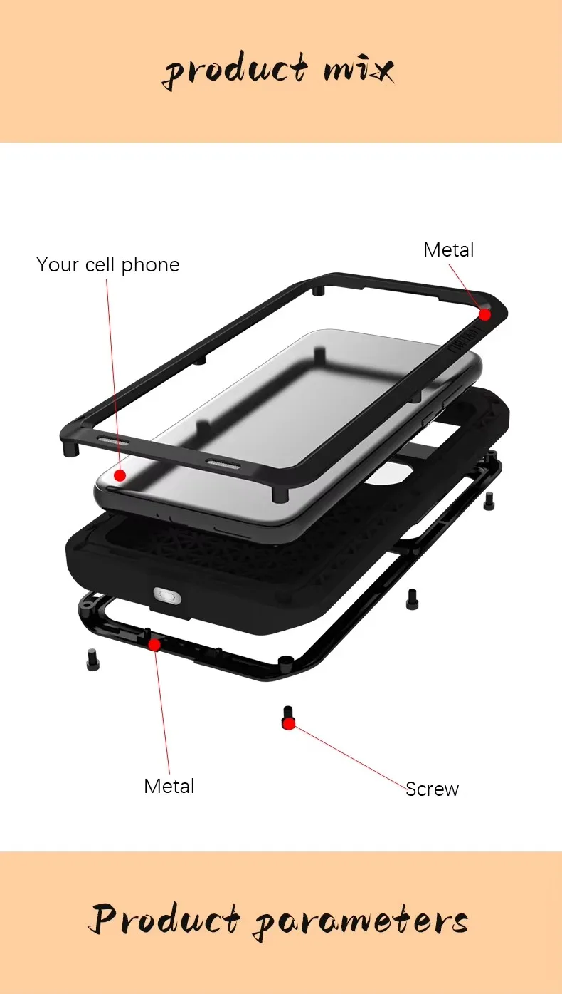 

LOVE MEI противоударный грязезащитный водостойкий чехол для Huawei Pura 70 ultra Pura 70 Pro plus 70 Pro + металлический защитный чехол