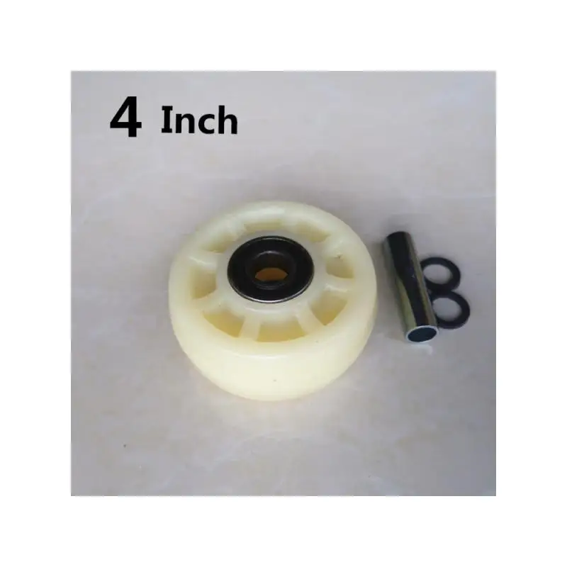 1 Pcs Packing 8 Inch Heavy Caster Single Wheel Nylon Wear-resistant Load-bearing Trolley Flat Car