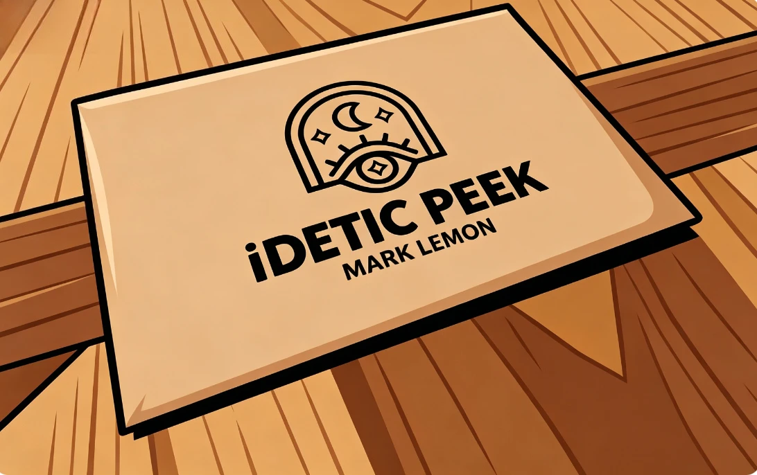 The IDetic Peek By Mark Lemon Gimmicks Mentalism Magic Tricks Magician Magic Props Street Magia Bar Close Up Party Games Funny