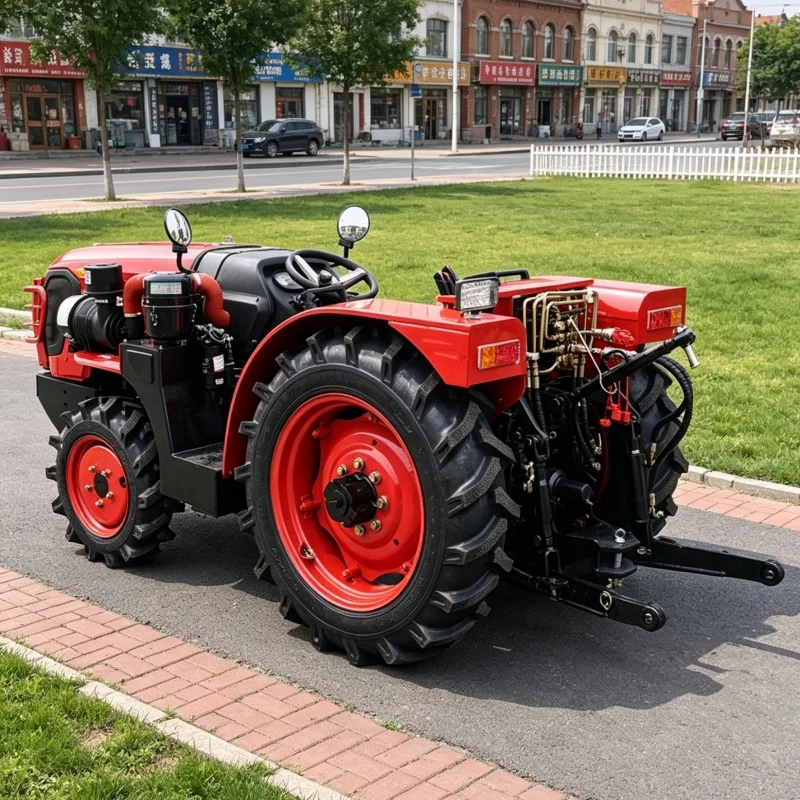 

Customized New Farm Machinery with Dual CE/EMC Certification, Four-wheel Tiller, 4WD All-terrain Rotary Tilling Equipment