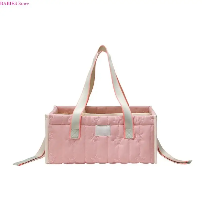 

C9GB Stylish Nursery Storage Solution for Carriages Including Spacious Pockets Large Capacity Baby Strollers Diaper Bag