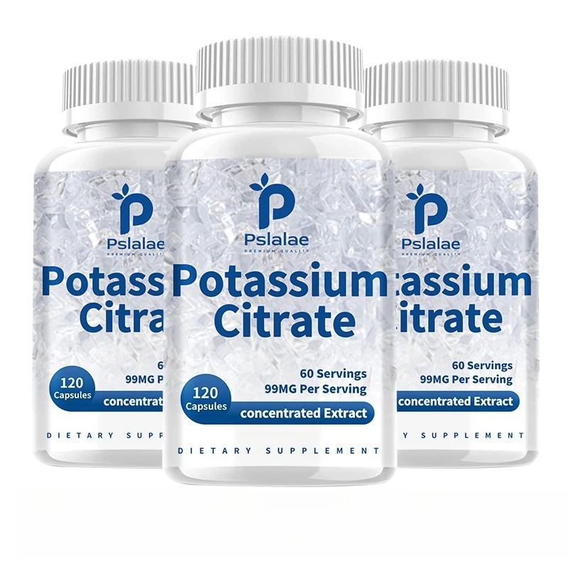 

Капсулы для цитратов калия — поддерживают функцию клеток, сильное здоровье суставов и костей, регулируют кровяное давление, нервную проводимость