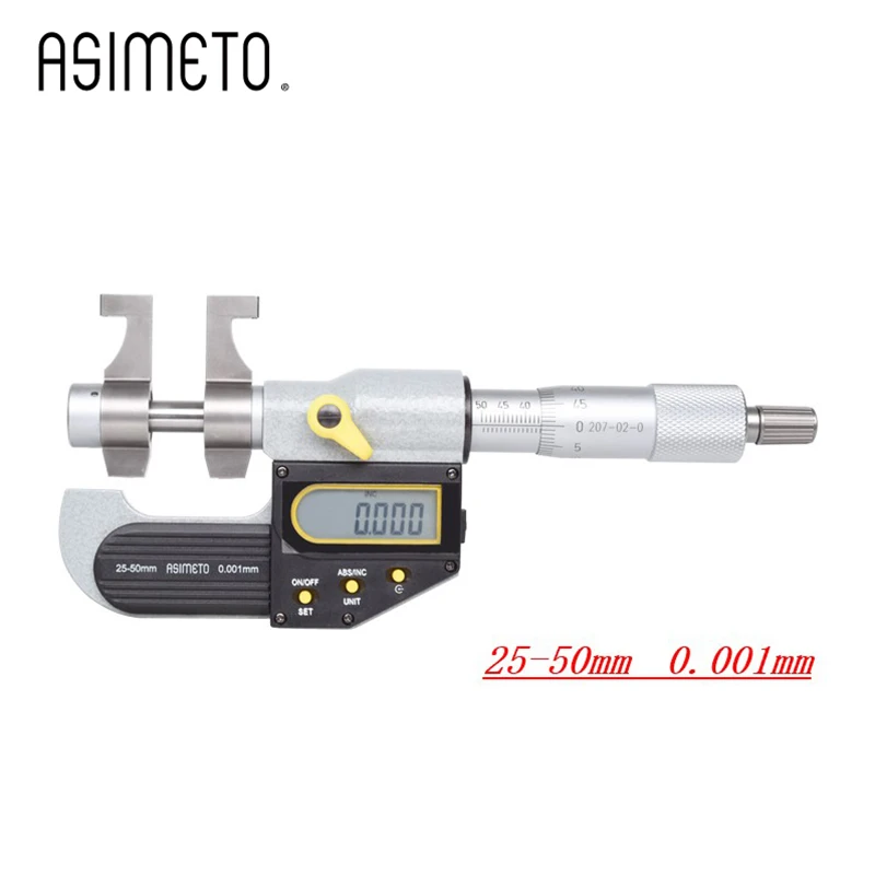 German ASIMETO 5-30-50-75-100-200mm0.01/ 0.001 Inside Micrometer Screw Gauge Metric Internal Micrometers Carbide Measuring Tools