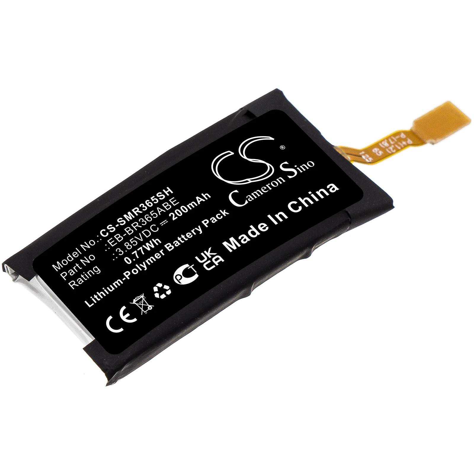 

Li-Polymer Smartwatch Battery for Samsung, 3.85V, 200mAh , Compatible Models: Gear Fit 2 Pro, SM-R365