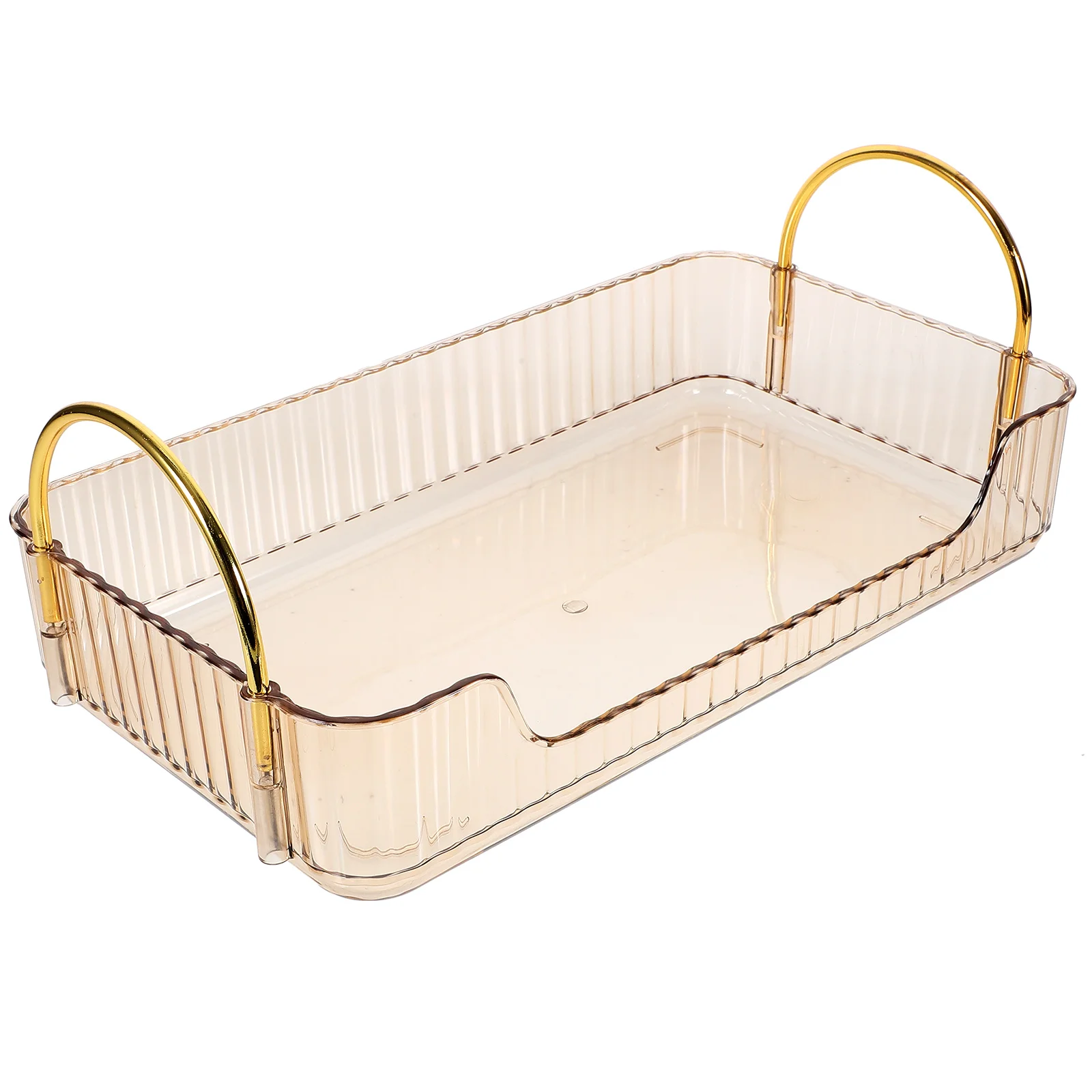 

Bathroom Storage Rack Cosmetics Holder Vanity ganizer Makeup Shelf Toiletry Tray Amber Color Accessories countertop shelf