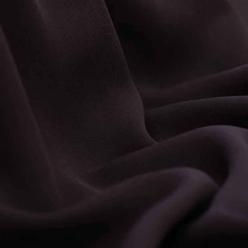 30 Momme Elastic Heavy Crepe Mulberry Silk Fabric Solid Color Crepe De Chine Spandex Cloth for Dress Diy Sewing Per Meter