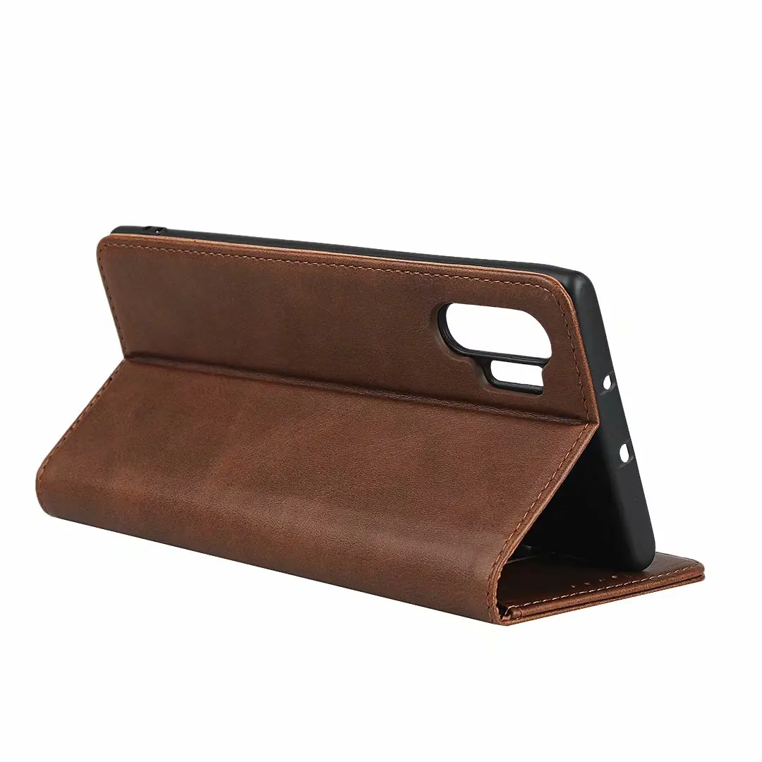 Leather case For Samsung Galaxy Note 10 Note10 Plus 5G Flip case card holder Holster Magnetic attraction Cover Case Wallet Case