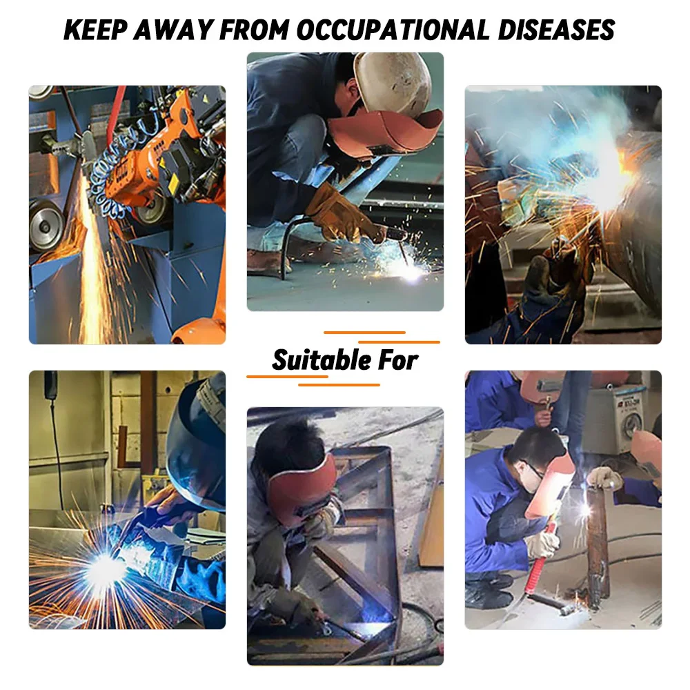 Welding Helmet Welder Mask Chameleon Large View True Color Solar Power Auto Darkening Welding Large For Arc Weld Grind Cut Weld