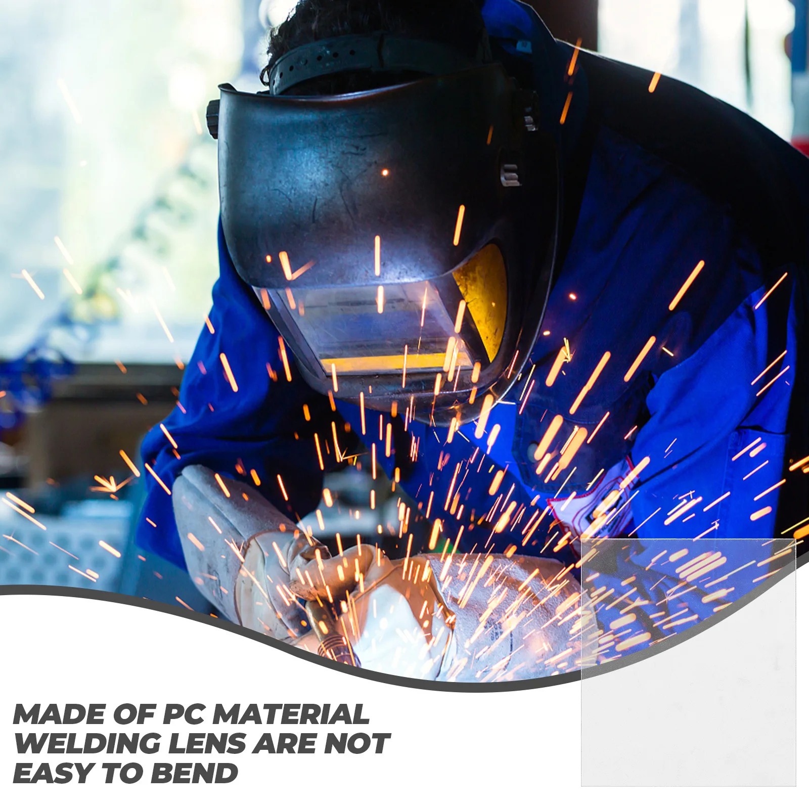 

10Pcs Welding Auto Darkening Lens Replacement Pc Material Welding Protective Cover Lens Accessories