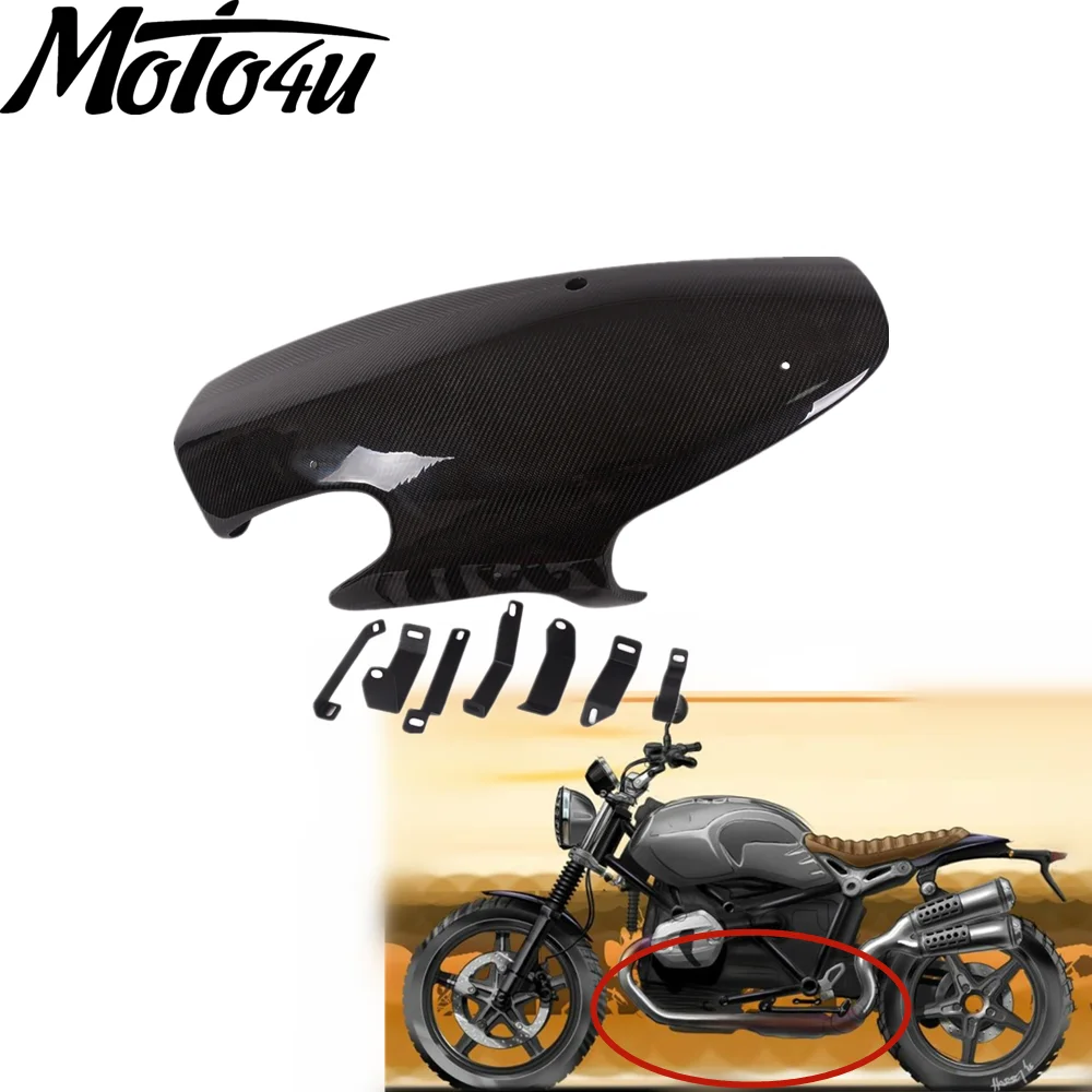 

Carbon Fiber Lower Bottom Belly Pan Cover Fairing Cowling 3K Twill For BMW R NineT R9T