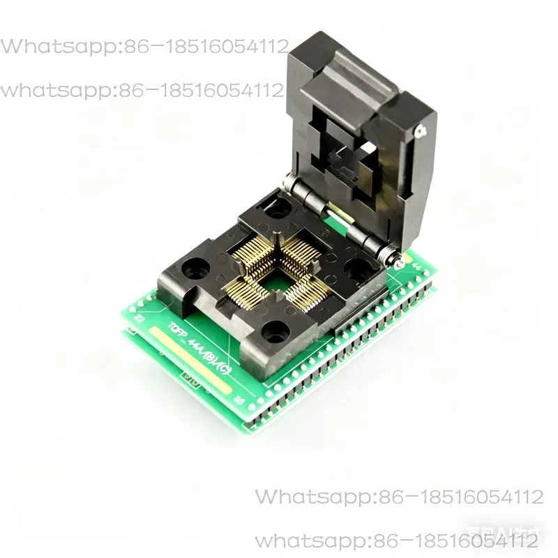 TQFP44 Om DIP40/44 Programmering Burn-In Socket Adapter Ic Testzitplaats Enkele Chip Microcomputer Chip Patch Adapter seat