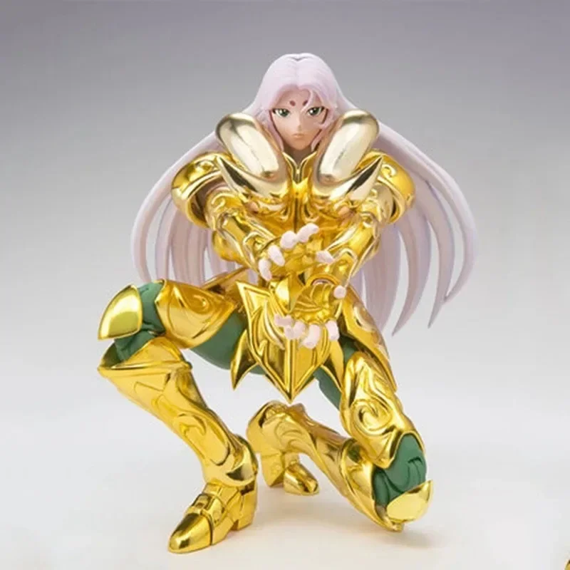 In Stock MC Model Saint Seiya Myth Cloth EX Aries Mu Metal Corner with Shion Head Knights of The Zodiac Anime Action Figure Toy