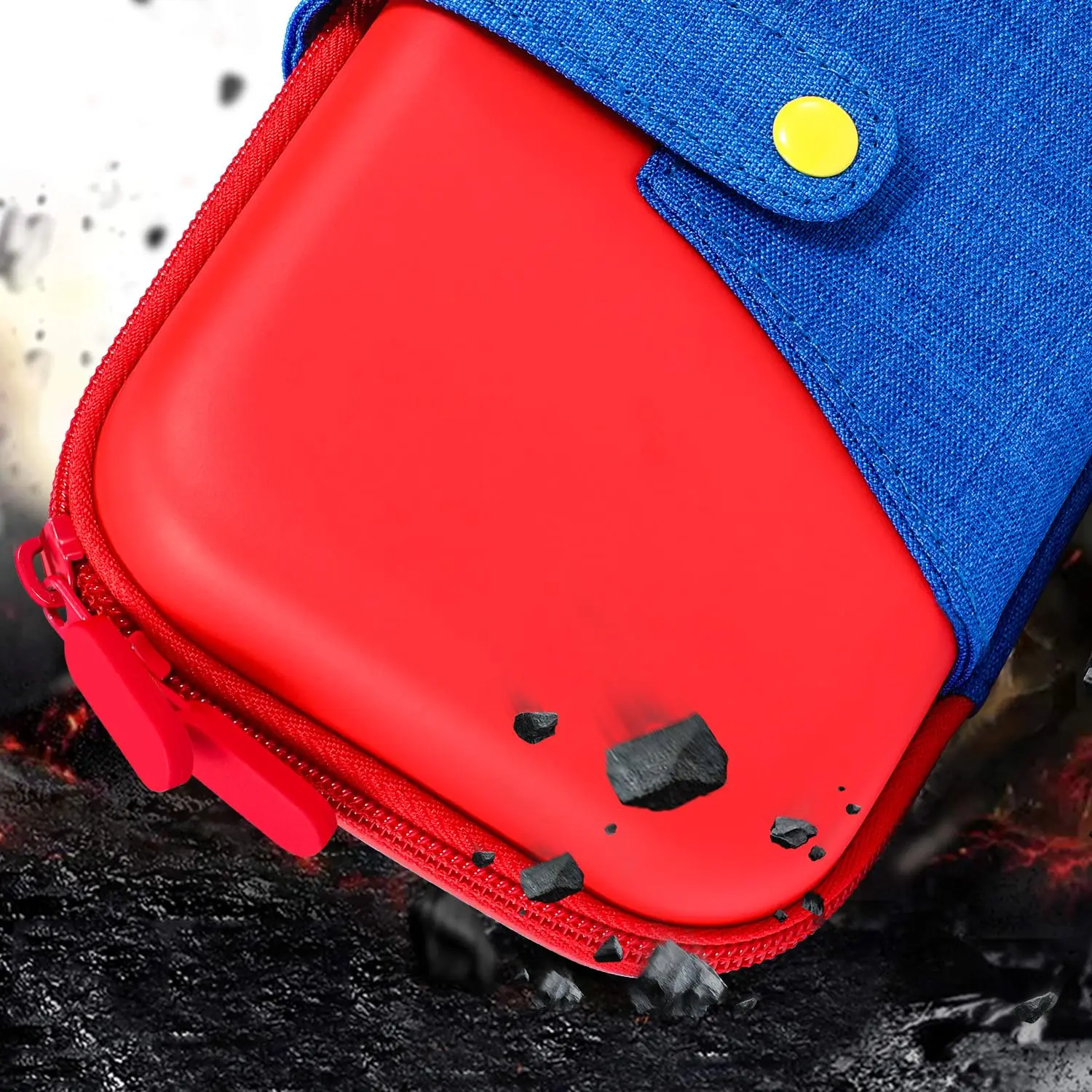 Duża, przenośna torba do przechowywania Nintendo Switch2, idealna w podróży, z pełnym zestawem uchwytów, ochronna torba na akcesoria do Switch2. — zdjęcie produktu 2