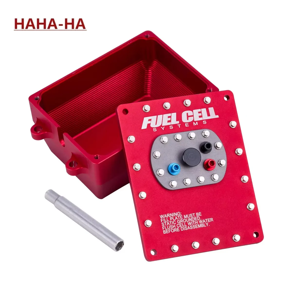 Aluminum Alloy 1/10 Scale Fuel Cell Receiver Box Simulated Fuel Tank 59*46.5*37mm for RC Trucks Axial Capra 1.9UTB Chassis Part