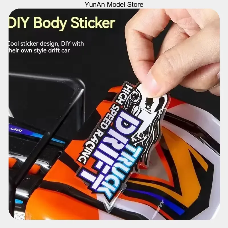New 1/16 16304 16305 Rc Car 2.4g 4wd High Speed Brushled Motor Racing Drift With Night Led For Adults And Gift