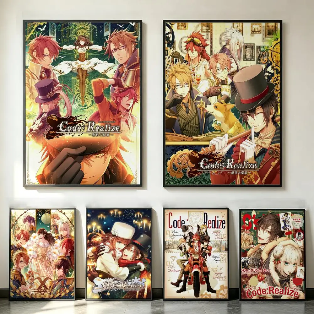 anime Gushing over Magical Girls Poster HD Trendy SelfAdhesive Wall Art Print For Living Room Bedroom Dorm Office Home Gift