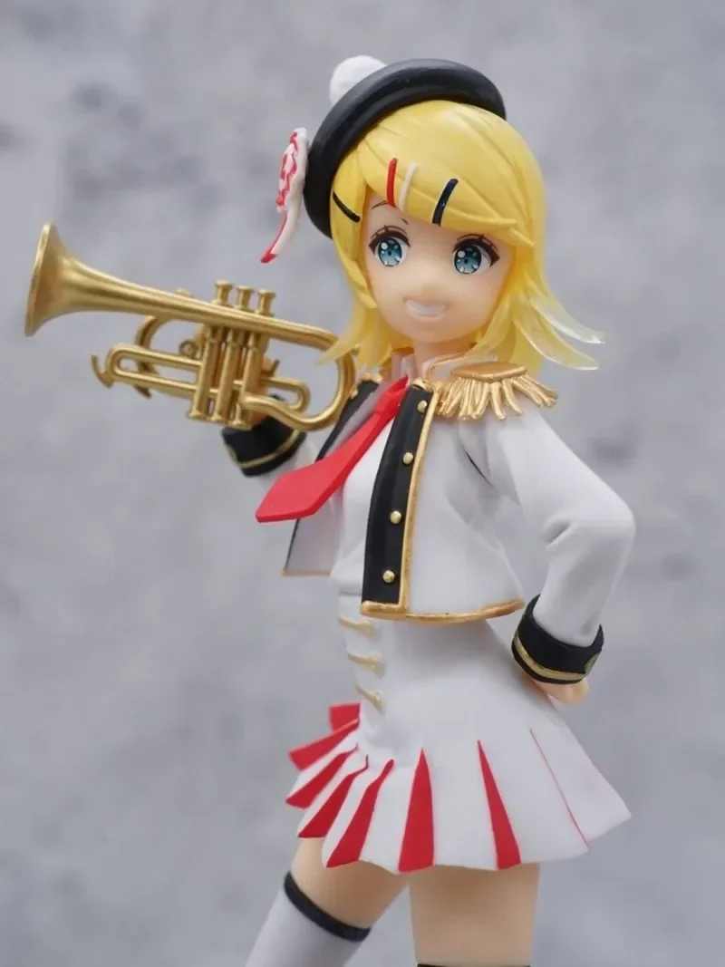 Hatsune Miku Kagamine Rin & Len figura de Anime, Kit de garaje de modelo de Pvc, regalo de muñeca de invierno, cantante líder, Ver, Original