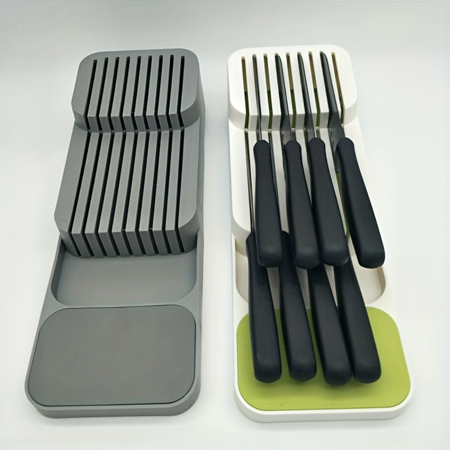 

Organize Your Kitchen with this Holder and Box - Separate and Sort Your Knives for Easy Access and Safe Dish drain rack Cosina