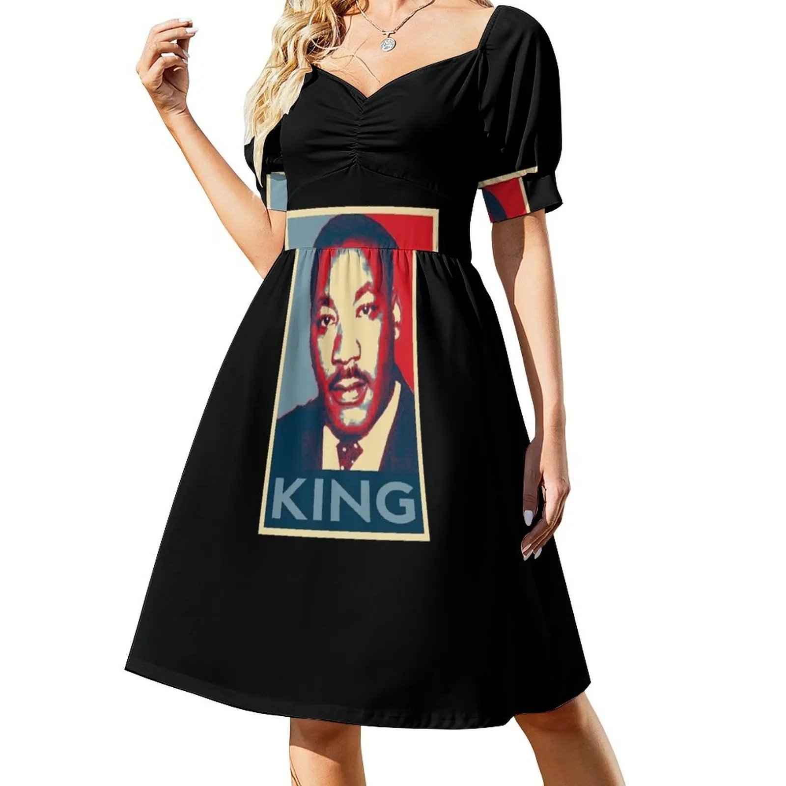 

Martin Luther King Jr. Short-Sleeved Dress dresses for special events womens clothing