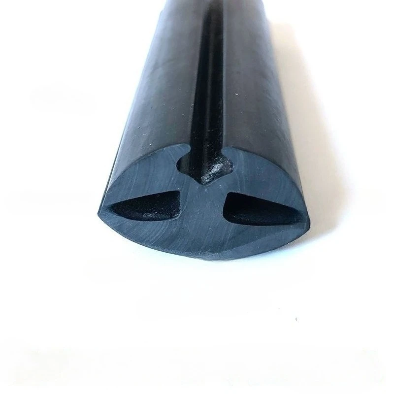 1/2/3M Glass Window Three Port Rubber Caulking Strip Distribution Cabinet Glass Curtain Dustproof Shock Absorption Weatherstrip