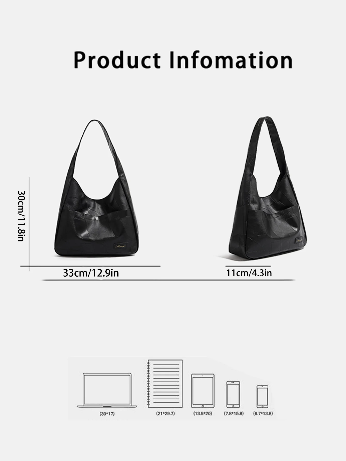 High end PU tote bag, spring new style bag, women\'s large capacity leisure handbag, leisure commuting class backpack