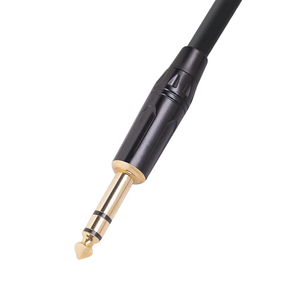 FZFZ 6.35mm 1/4인치 남성-XLR 남성 오디오 스테레오 마이크 케이블 - 남성-XLR 남성 밸런스드 스피커 마이크 케이블, 1미터