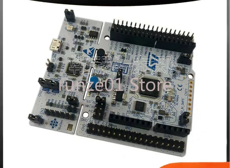 The off-the-shelf NUCLEO-L433RC-P uses the STM32L433RC STM32 Nucleo-64 development board