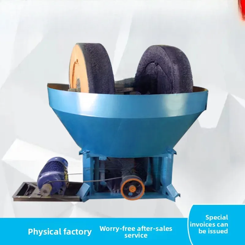 

Mine Double Roller Gold Selection Grinding 1600 Type Mercury Mixing Wet Milling Machine Li Xing Machinery