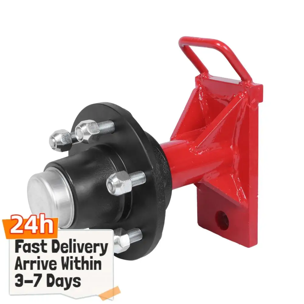 

2 Set of Heavy-Duty Shipping Container Axles with Ratchet Tie 22000LBS Capacity for Move 20ft-40ft Containers